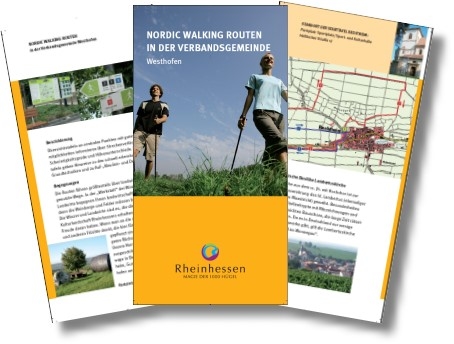 Nordic-Walking Broschüre der VG Westhofen - Fehler bei der Generierung - Bitte Zugriffsrechte der Image-Ordner pruefen! Nordic-Walking Broschüre der VG Westhofen